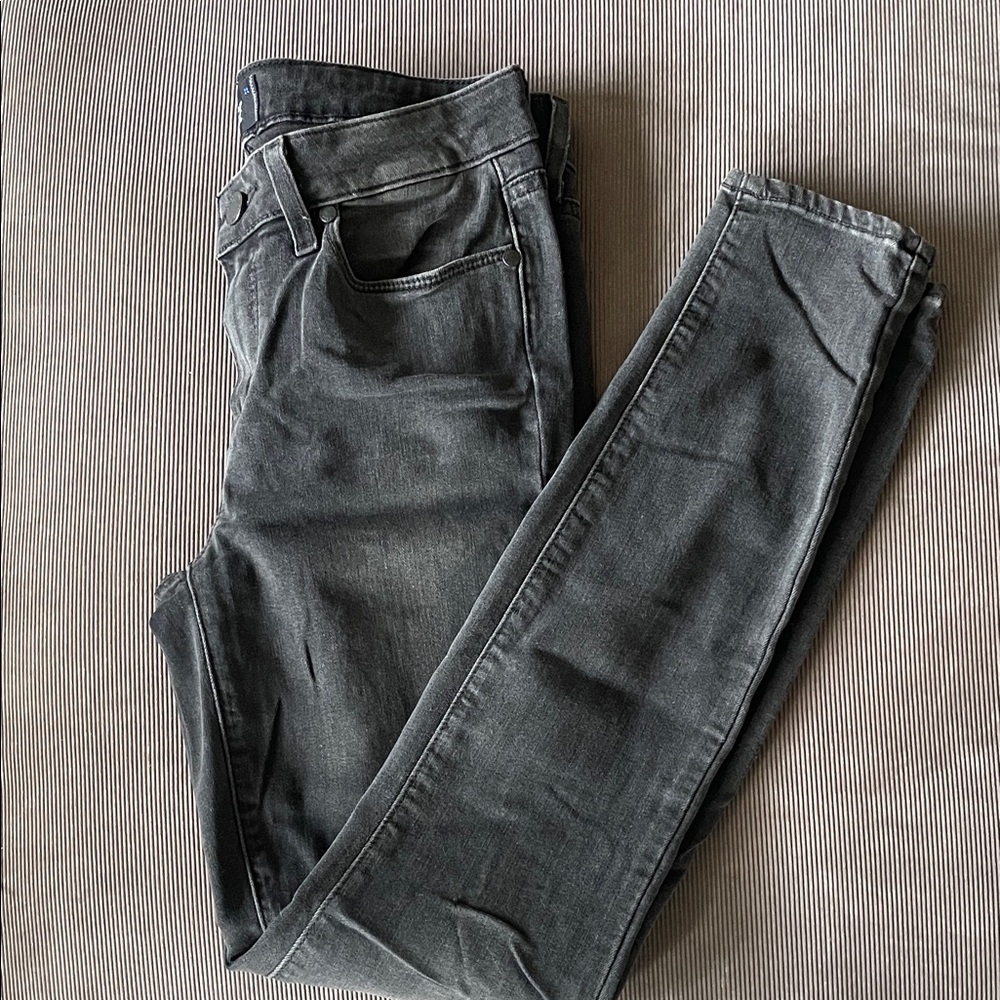 PAIGE Women's Dark Gray Slim Jeans